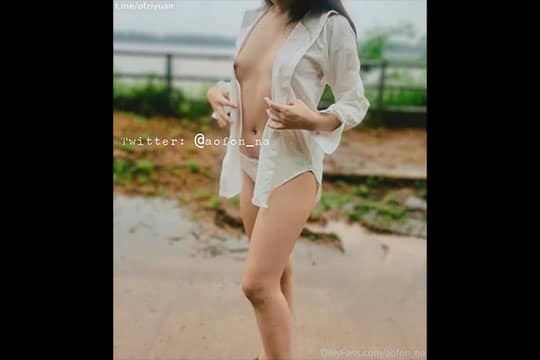 คลิปหลุดโอนลี่แฟน โดนเสี่ยจัด ครางดังไม่กลัวครางห้องได้ยินเลย Aofan_na